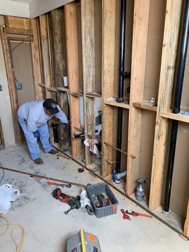 Commercial rough-in plumbing for Commercial Plumbing in Bondurant